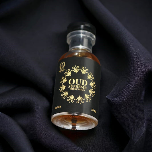Oud Supreme, a unisex fragrance crafted for those with confidence and charisma